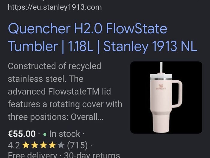 Stanley 1.18l Flowstate Tumbler