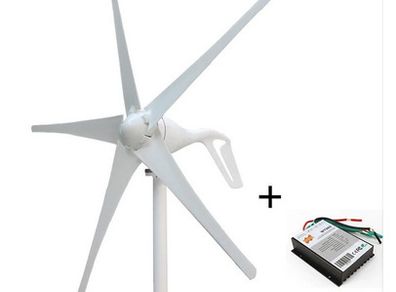 Colorful Wind Turbine Generator for Home or Boat use with Free 600W Wind Controller