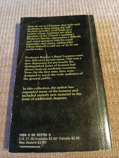 1979. Ethics in a Permissive Society. William Barclay.