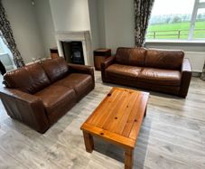 Leather couches