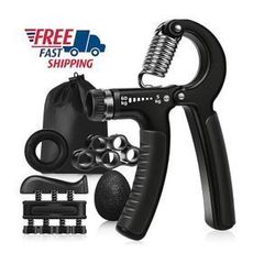 PRO Hand Exerciser Grip Strengthener Set 5 Pcs Forearm Muscle Builder - FREE DELIVERY OR PICK UP IN STORE