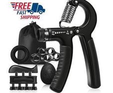 PRO Hand Exerciser Grip Strengthener Set 5 Pcs Forearm Muscle Builder - FREE DELIVERY OR PICK UP IN STORE