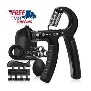 PRO Hand Exerciser Grip Strengthener Set 5 Pcs Forearm Muscle Builder - FREE DELIVERY OR PICK UP IN STORE