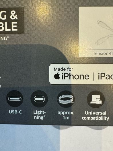 USB C to Lightning Charging Cable