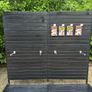 Large Black Metal Slat Wall Shop Shelving Modular Units Image 4