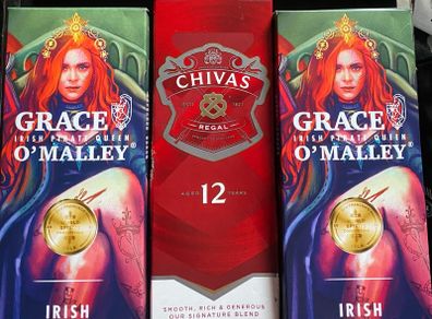 whiskey empty boxes