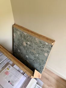 Large Green Terrazzo Tiles x 3 (80 x 80 cm)