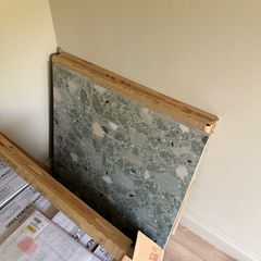 Large Green Terrazzo Tiles x 3 (80 x 80 cm)