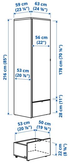 IKEA wardrobes - set of 2