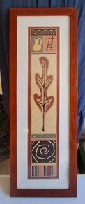 Tribal Solid Wooden Framed Wall Art