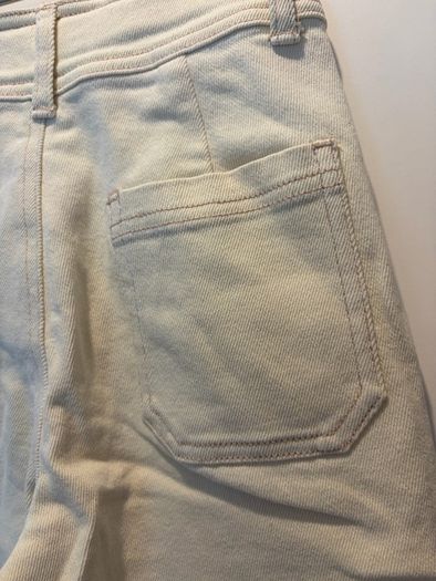 Leigh Tucker Willow Girls Cream/Lemon Wide Leg Jeans (7-8 Years)