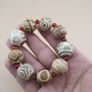 Vintage Burmese Pumtek Pyu Petrified Wood Beads Bracelet Image 4