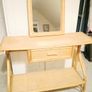 Vintage rattan and bamboo dressing table Image 4
