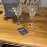 Waterford Crystal Mauve White Wine Glasses New in Box Image 6
