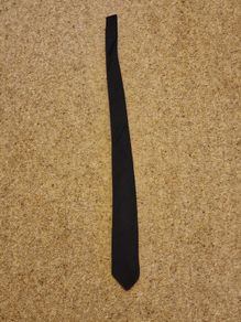Black Skinny Tie