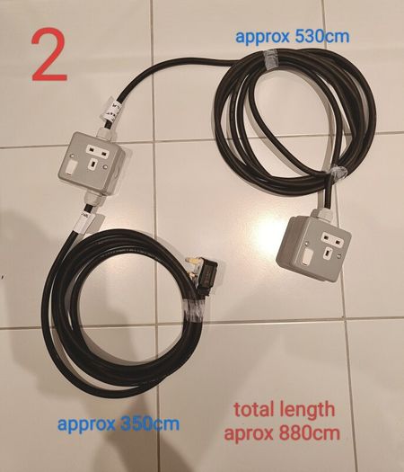 Heavy Duty Metalclad Extension Cables (Heavy Rubber HO7RN-F Cable) and Glands, Individual or Bundle