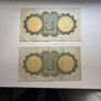1 pound notes  1974 1975 for 20 euro each Image 2