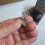 vintage silver marcasite earrings Image 5
