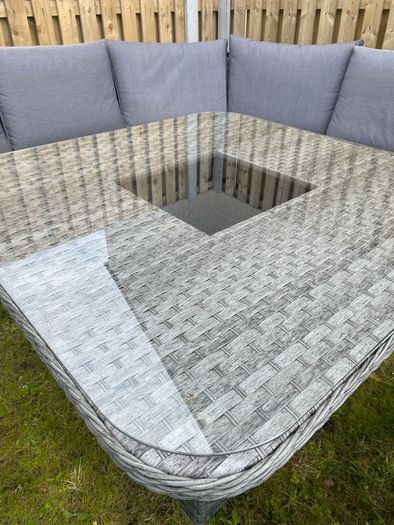 Vancouver Rattan Corner Sofa Dining Set