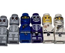 LEGO Ninjago Board Game 3856 Spare Parts, Figures & Manual Lot