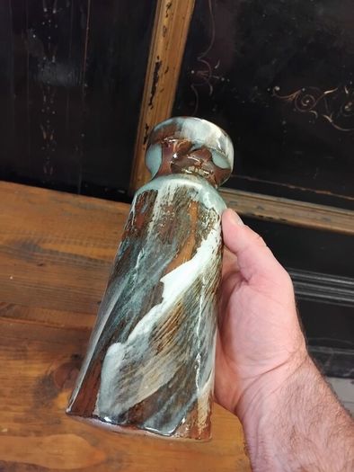 Fat Lava Pottery Vase
