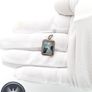 Real Butterfly Wing Silver Charm, Mid Century Art Image 5