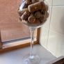 Wine glass ornament / wine cork holder Image 2