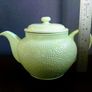 Beautiful Subtle and Tactile Relief-Patterned Teapot by Keele Street Pottery in Mint Green Image 10