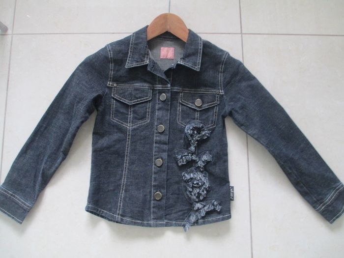Miniman Etait Une Fee denim black jacket 8 yrs