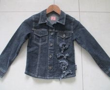 Miniman Etait Une Fee denim black jacket 8 yrs