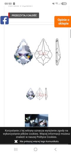 Crystal pendants with connectors