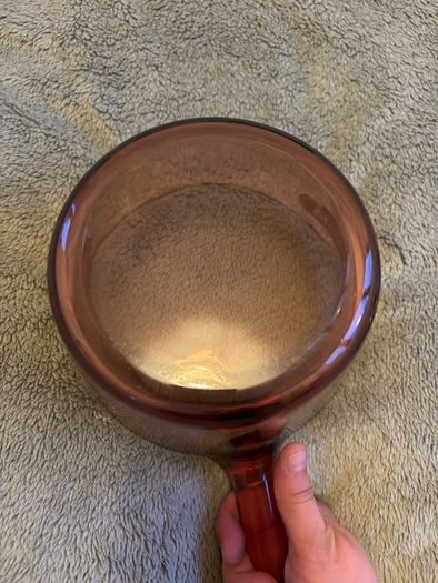 Vintage Vision De Corning Glass Ceramic Lidded Saucepan