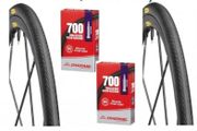 2 Mavic Aksion Tyres and 2 Tubes Bundle 700x23c