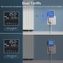 Maxcio Power Meter Energy Monitor Dual Tariff with Backlight LCD Display UK Plug, Upgrade Electricity Usage Monitor Consumption Analyzer Voltage Amp Watt KWH Outlet Power Meter Socket for Home/Office Image 5