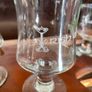 Vintage Retro Set of 6 Irish Coffee Shamrock Stemmed Glasses Image 7