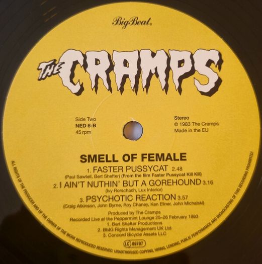 The Cramps - Smell Of Female (12", MiniAlbum, RE)