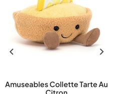 New JELLYCAT Colette Tarte Au Citron