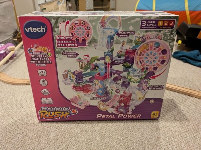 V tech petal push marble run