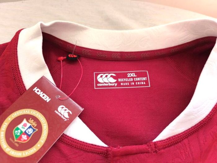 2025 British & Irish Lions Canterbury Rugby Jersey  Size XXL Adults