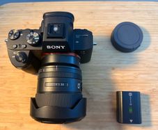 Sony a7III with Sony FE 20mm 1.8F G lense (Low shutter count + no record limit)