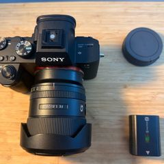 Sony a7III with Sony FE 20mm 1.8F G lense (Low shutter count + no record limit)