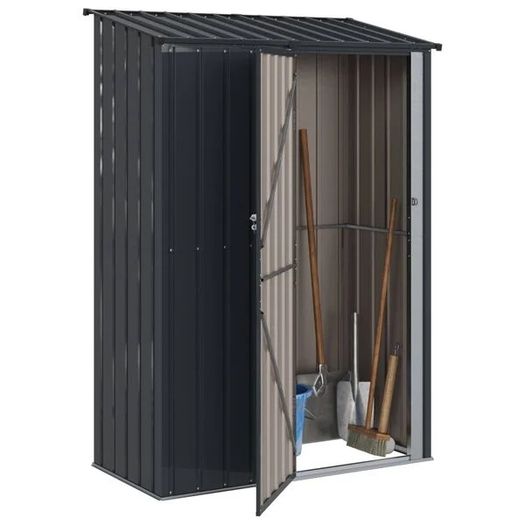 Garden Sheds Anthracite 153.5 x 86 x 200 cm Metal