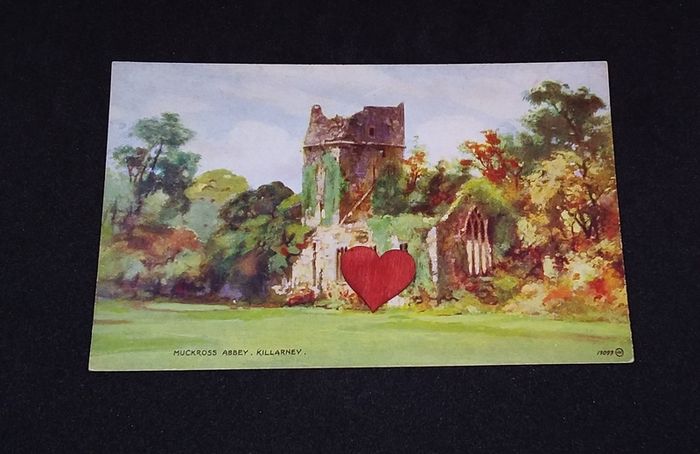 Ireland Postcard : Muckross Abbey , Killarney , Co. Kerry - 1940s