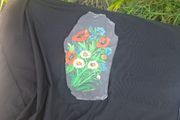 Handpainted tile possible to post