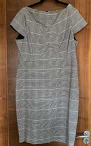 Marks and Spencer Black, White and Pink Dress
