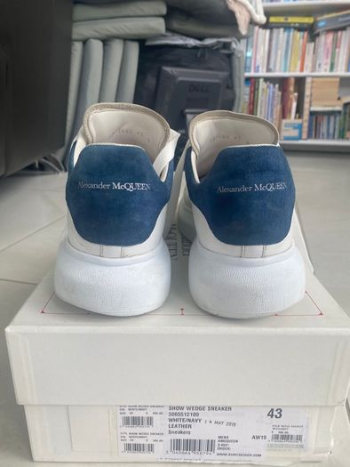Alexander McQueen Oversized Leather Sneakers