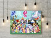 My Little Pony printed Wall picture 3mm foamex board printed picture on it wall board wall decor wall art picture
