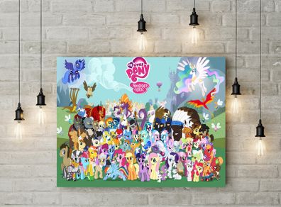 My Little Pony printed Wall picture 3mm foamex board printed picture on it wall board wall decor wall art picture