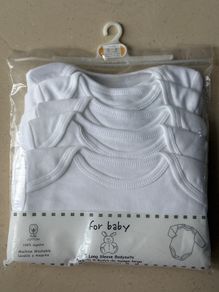 Brand New Long Sleeve Baby Vests