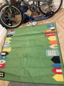 IKEA kids play rug large square